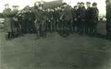 255-й ИАП ВВС СФ, четвертый слева - Тульский А.Е., танцует Рассадкин