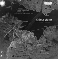 Немецкая аэрофотосъемка аэродрома Ваенга-1 2 сентября 1942 года